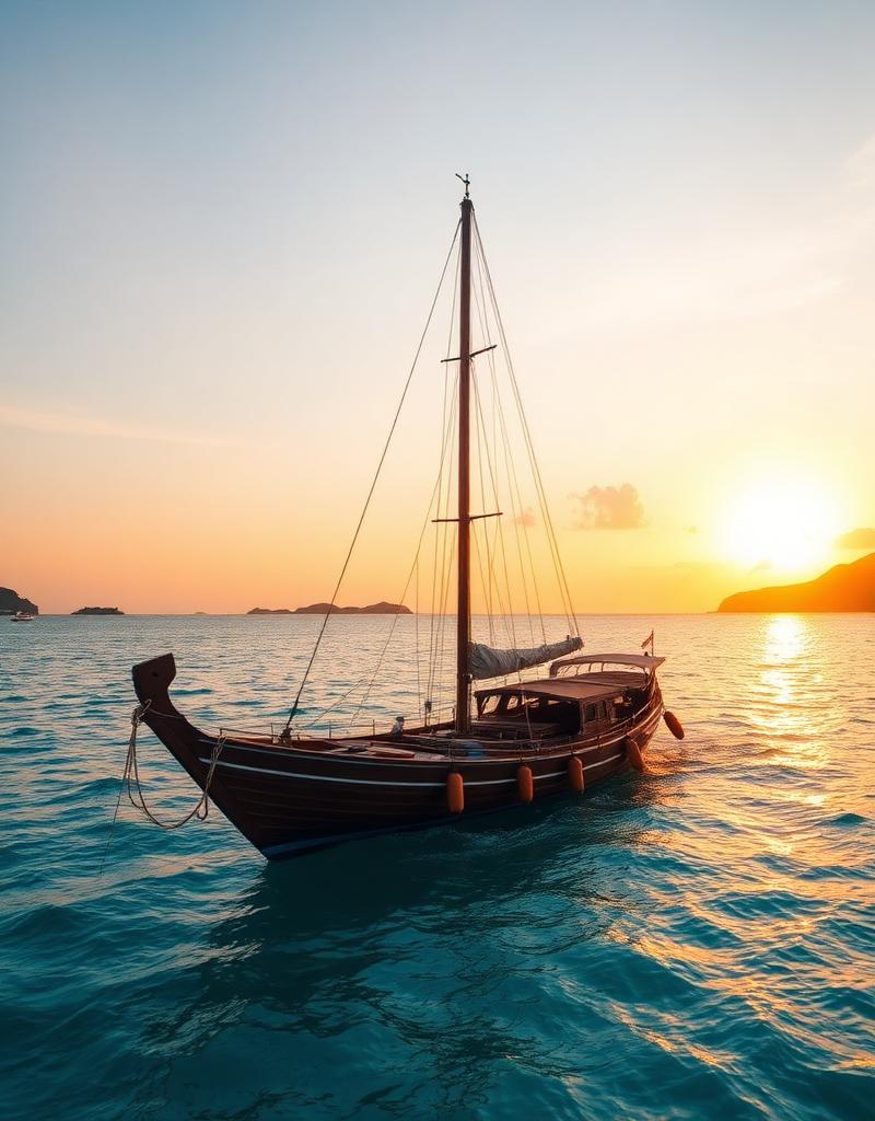 Kapal phinisi di Labuan Bajo